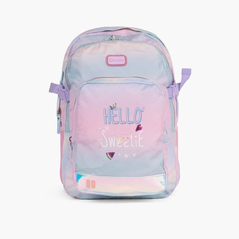 PAUSE Pastel Logo Detail Backpack for Girls - Image 3